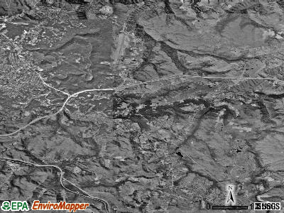 Zip code 25813 satellite photo by USGS