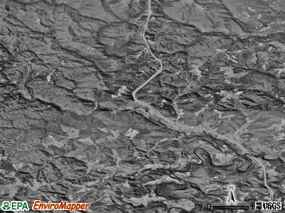 Zip code 25820 satellite photo by USGS