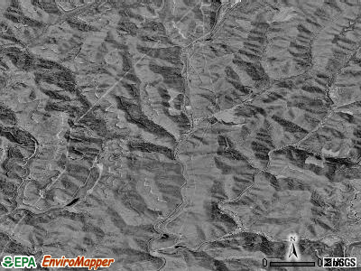 Zip code 25853 satellite photo by USGS