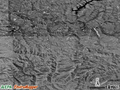 Zip code 25865 satellite photo by USGS