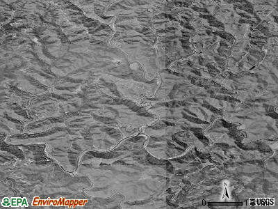 Zip code 25901 satellite photo by USGS