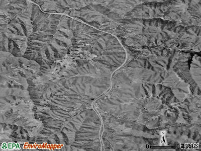 Zip code 25908 satellite photo by USGS