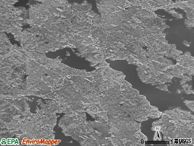 Zip code 03253 satellite photo by USGS