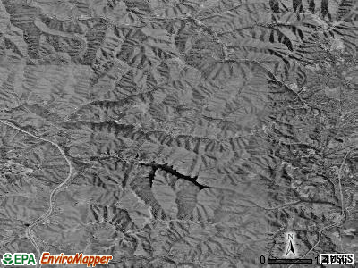 Zip code 25917 satellite photo by USGS