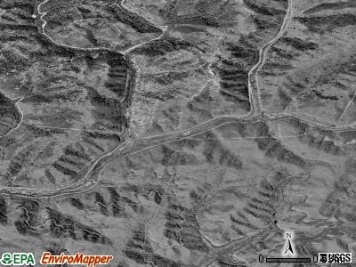 Zip code 25920 satellite photo by USGS