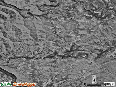 Zip code 25938 satellite photo by USGS