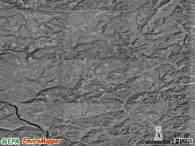 Zip code 25976 satellite photo by USGS
