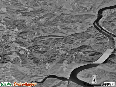 Zip code 25978 satellite photo by USGS