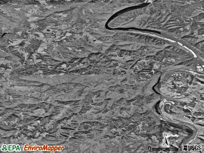Zip code 25979 satellite photo by USGS