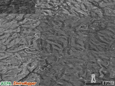 Zip code 25981 satellite photo by USGS