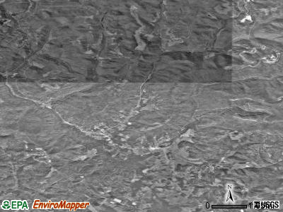Zip code 25984 satellite photo by USGS