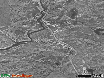Zip code 03256 satellite photo by USGS