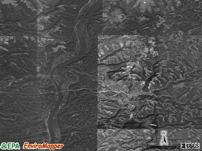 Zip code 26003 satellite photo by USGS