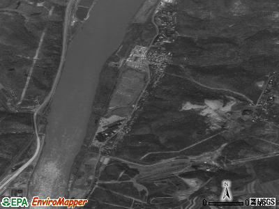 Zip code 26030 satellite photo by USGS