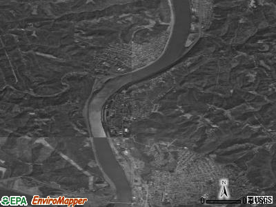 Zip code 26038 satellite photo by USGS