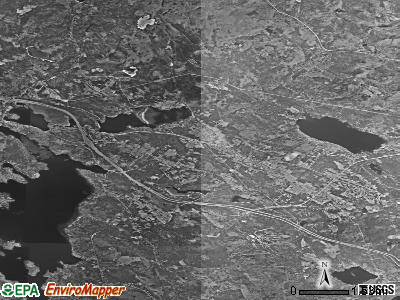 Zip code 03257 satellite photo by USGS