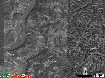 Zip code 26062 satellite photo by USGS