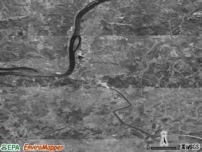 Zip code 26101 satellite photo by USGS
