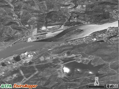 Zip code 26134 satellite photo by USGS