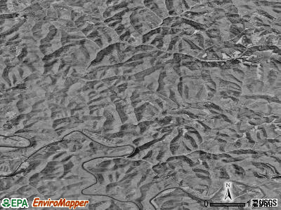 Zip code 26136 satellite photo by USGS