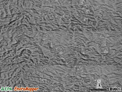 Zip code 26147 satellite photo by USGS