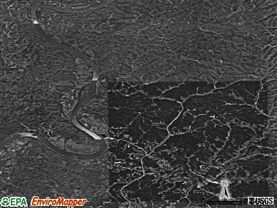 Zip code 26164 satellite photo by USGS