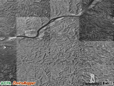 Zip code 26170 satellite photo by USGS