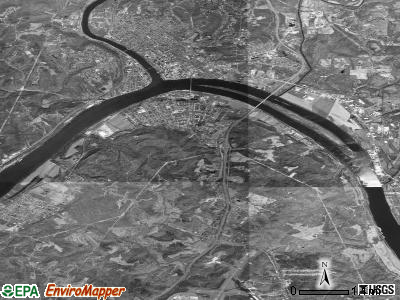 Zip code 26187 satellite photo by USGS