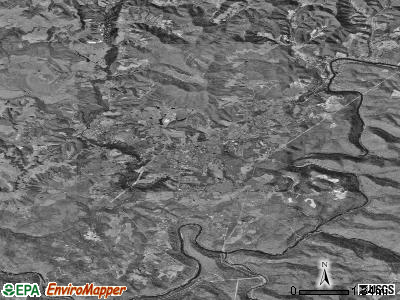 Zip code 26205 satellite photo by USGS