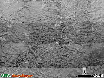 Zip code 26253 satellite photo by USGS
