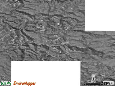 Zip code 26261 satellite photo by USGS