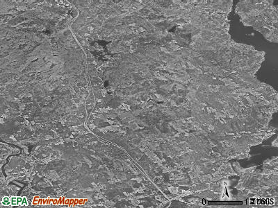 Zip code 03269 satellite photo by USGS
