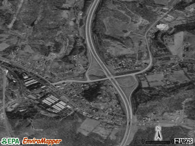 Zip code 26323 satellite photo by USGS