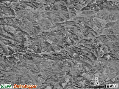 Zip code 26346 satellite photo by USGS