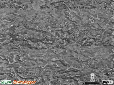 Zip code 26347 satellite photo by USGS