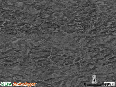 Zip code 26378 satellite photo by USGS