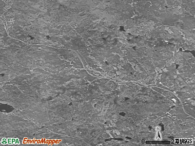 Zip code 03278 satellite photo by USGS