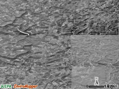 Zip code 26405 satellite photo by USGS