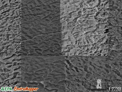 Zip code 26412 satellite photo by USGS