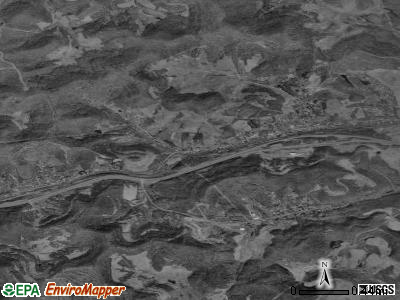 Zip code 26422 satellite photo by USGS