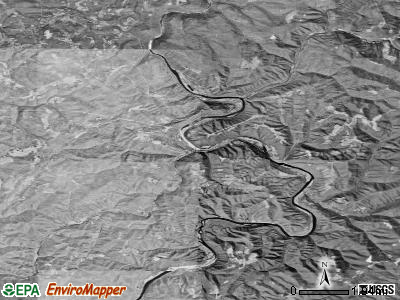 Zip code 26425 satellite photo by USGS