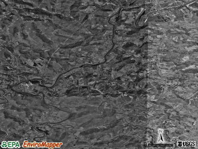 Zip code 26431 satellite photo by USGS