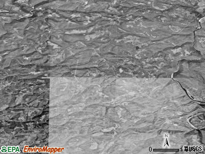 Zip code 26444 satellite photo by USGS