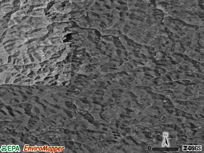 Zip code 26447 satellite photo by USGS