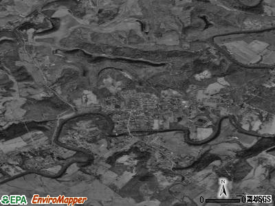 Zip code 26451 satellite photo by USGS