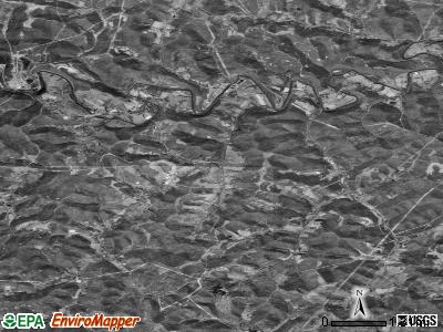 Zip code 26529 satellite photo by USGS