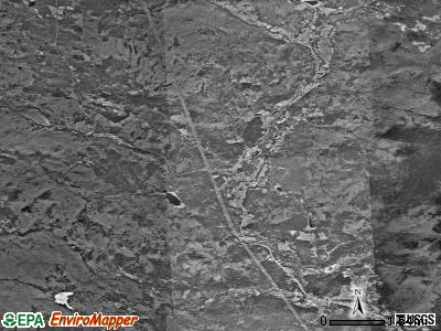 Zip code 03282 satellite photo by USGS