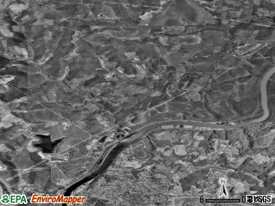 Zip code 26541 satellite photo by USGS