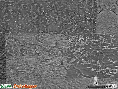 Zip code 26554 satellite photo by USGS