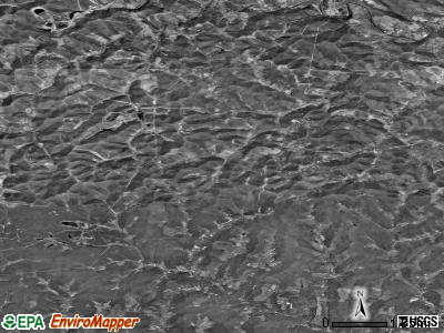 Zip code 26570 satellite photo by USGS